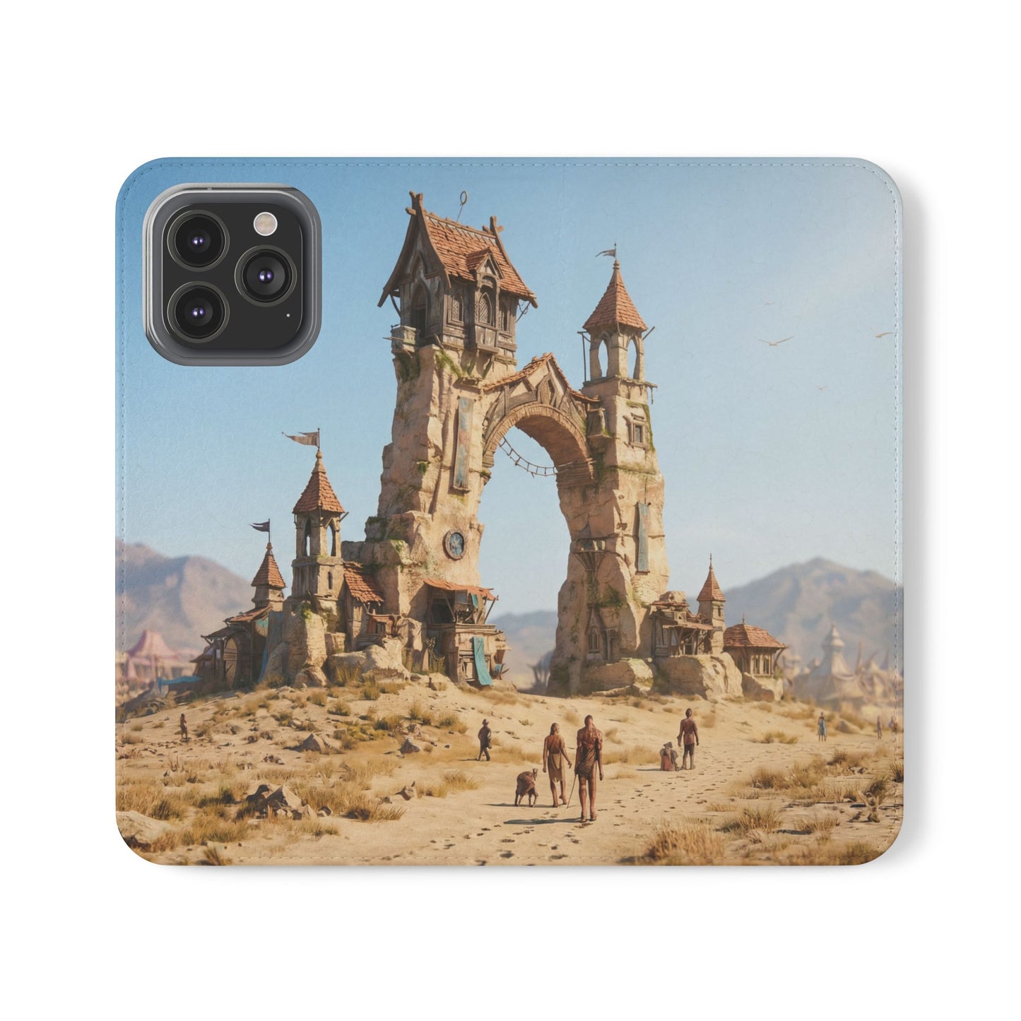 Desert Sentinel Gate Flip Cases – Weathered Archway Journey
