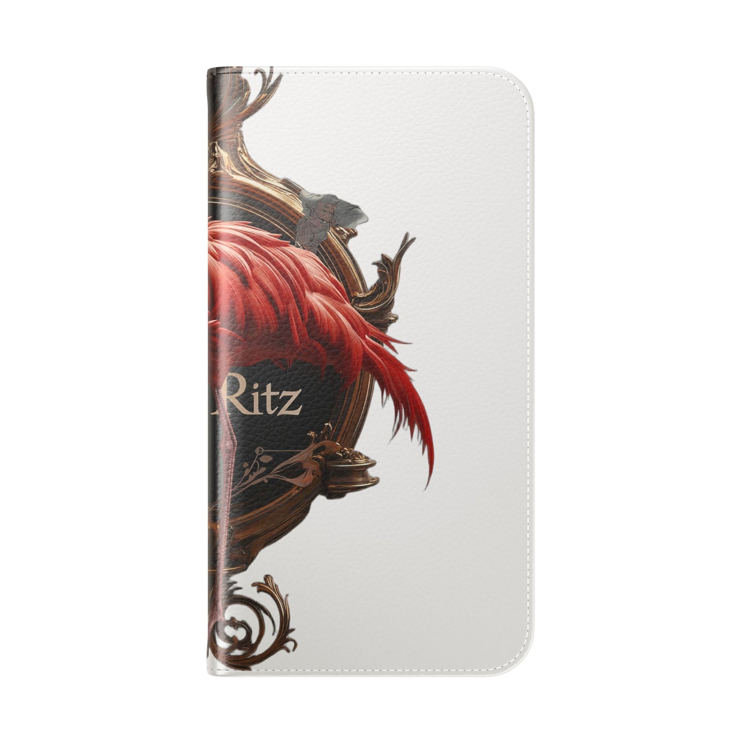 The Ritz Flamingo Flip Cases – Gilded Ornate Frame Art Design