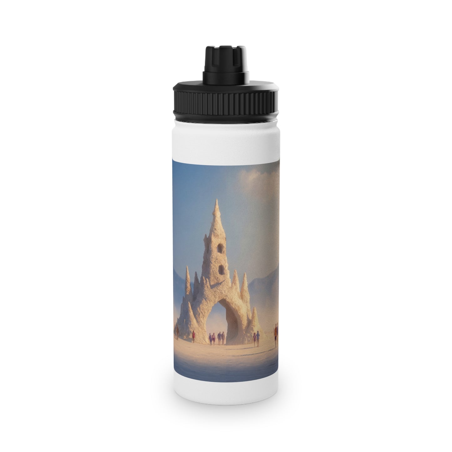 Desert Cathedral Water Bottle – Whispers of the Salt Flats