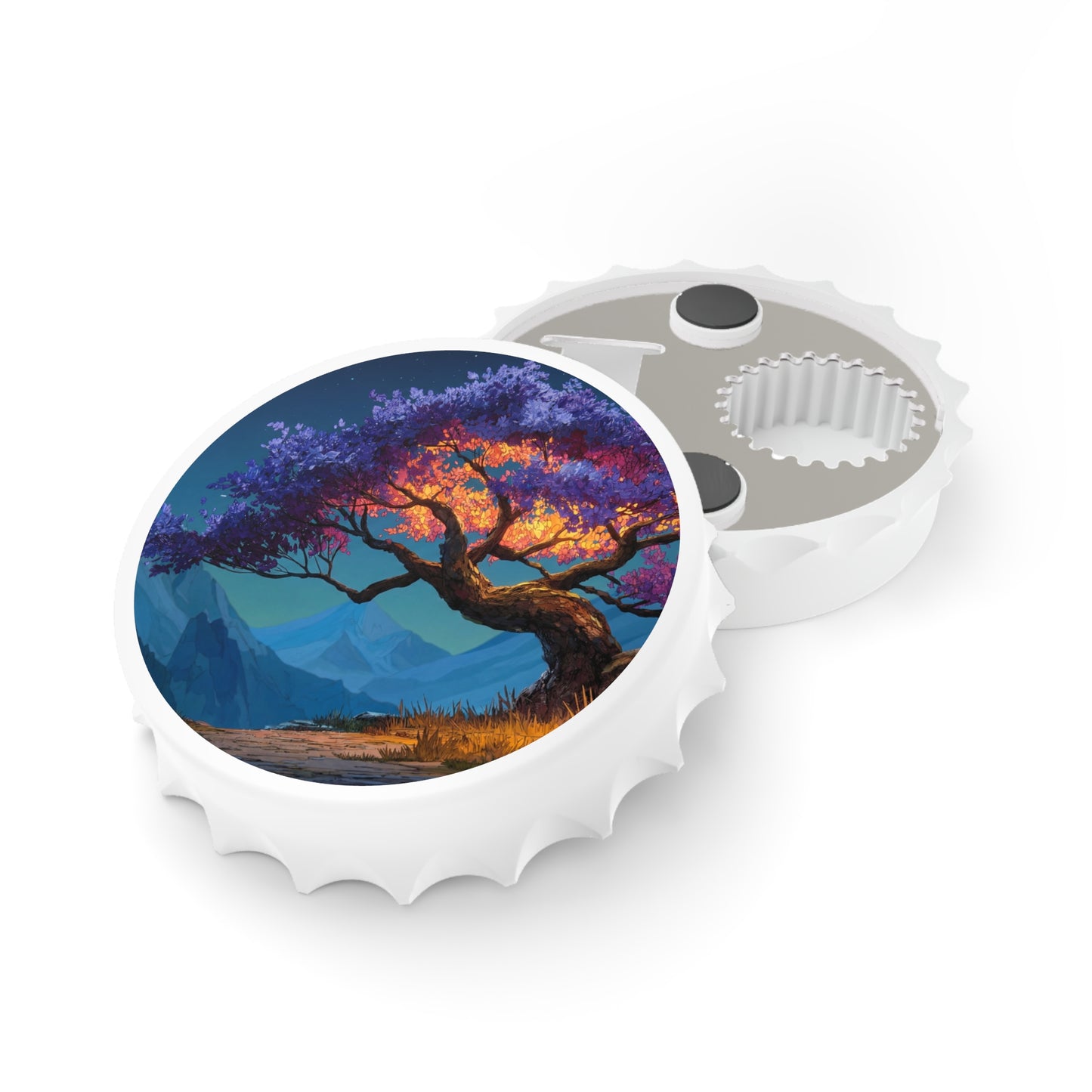 Starlit Sentinel Tree Bottle Opener – Twilight’s Whispering Grove