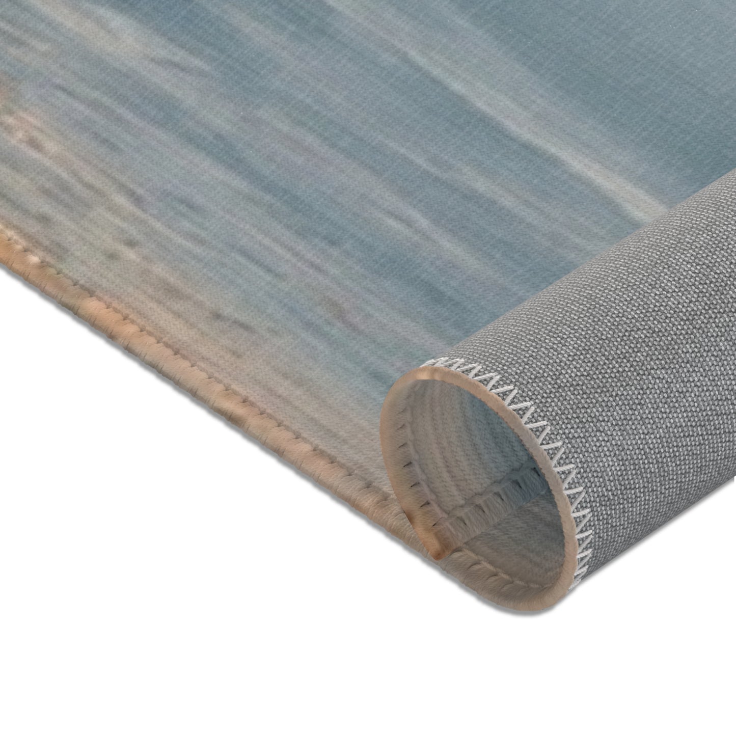 Midnight Sleigh Ride Area Rug – Frostbound City Beneath the Full Moon