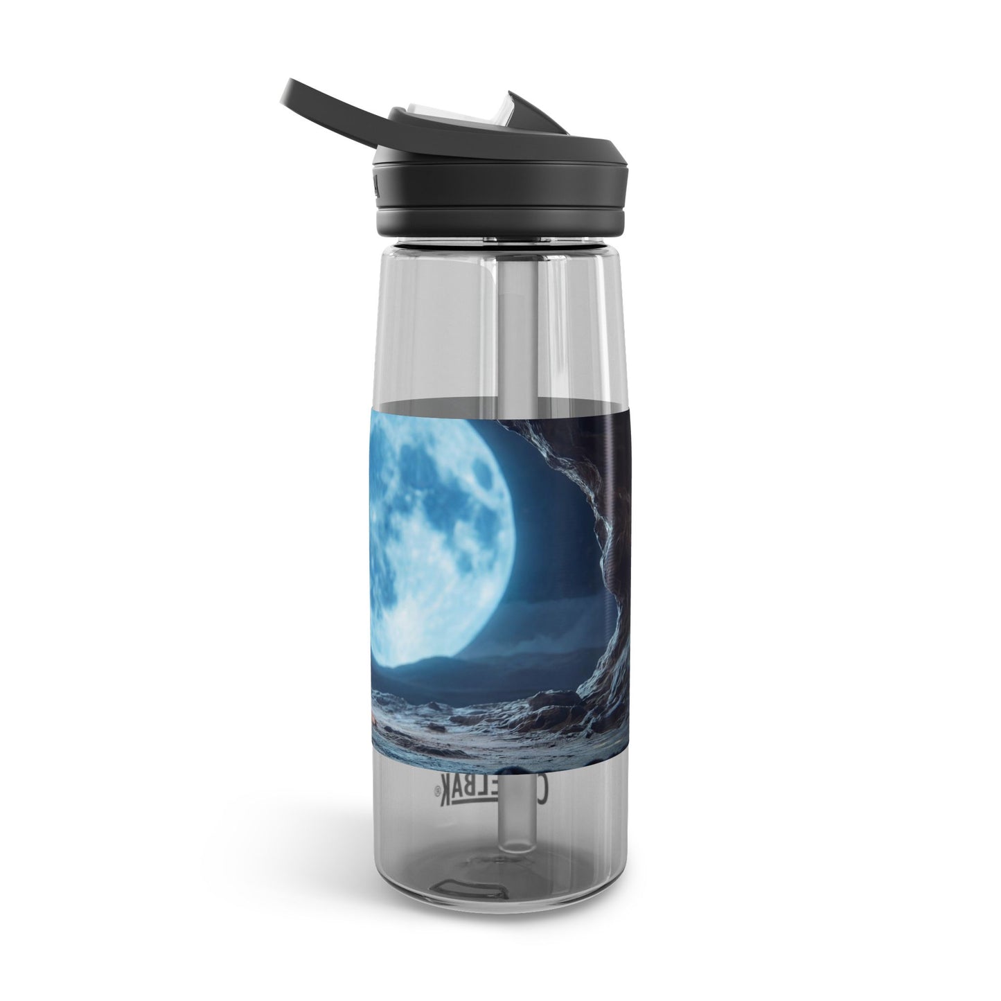 Moonlit Meditation Monk CamelBak Eddy® Water Bottle, 20oz\25oz – Stillness Under the Celestial Eye