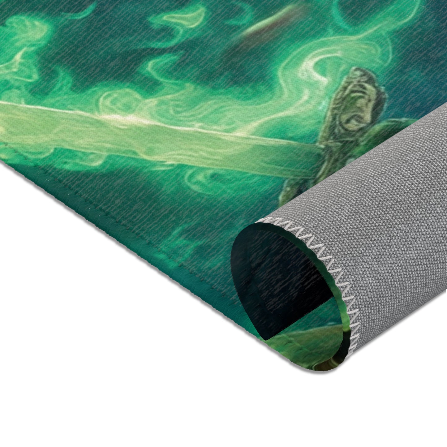 Green-Eyed Apprentice Area Rugs – Midnight Alley Sword Duel