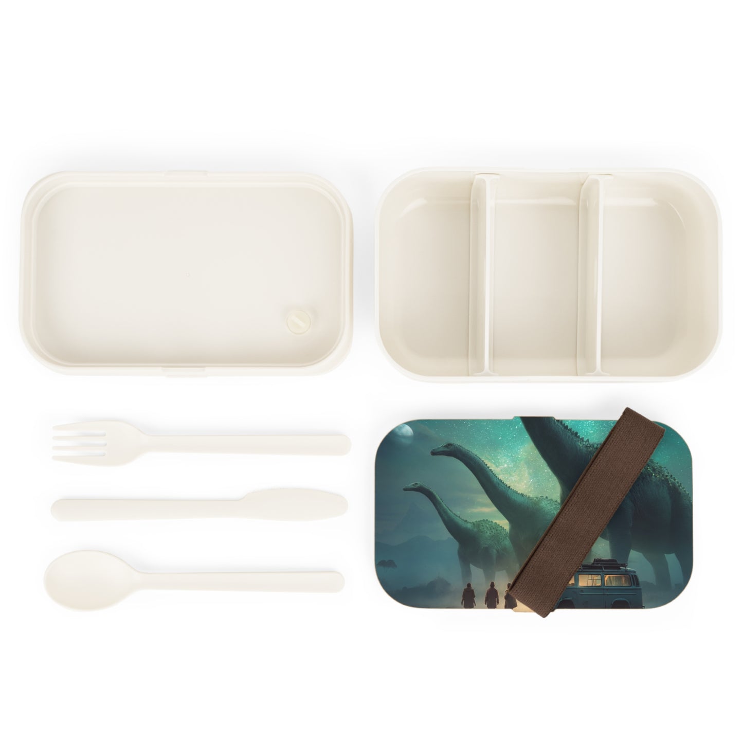 Dinosaur Encounter Bento Lunch Box – Starlit Safari Adventure