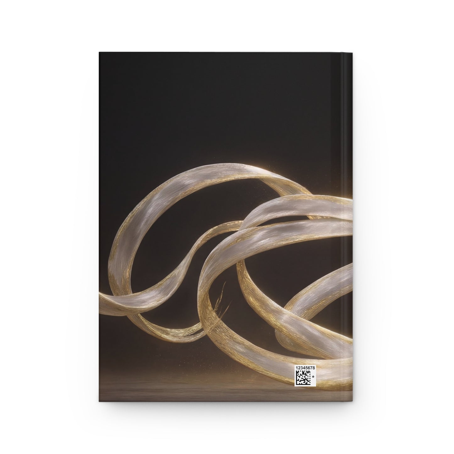 Luminescent Veil Figure Hardcover Journal Matte – Golden Threads of Quiet Power
