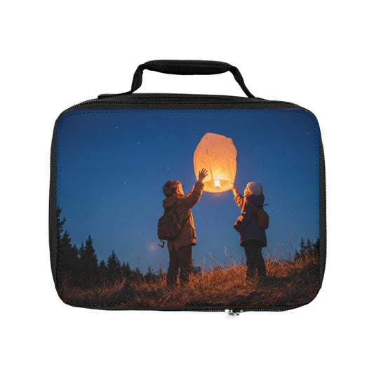 Starlit Lantern Lunch Bag – Shared Wishes Under the Twilight Sky