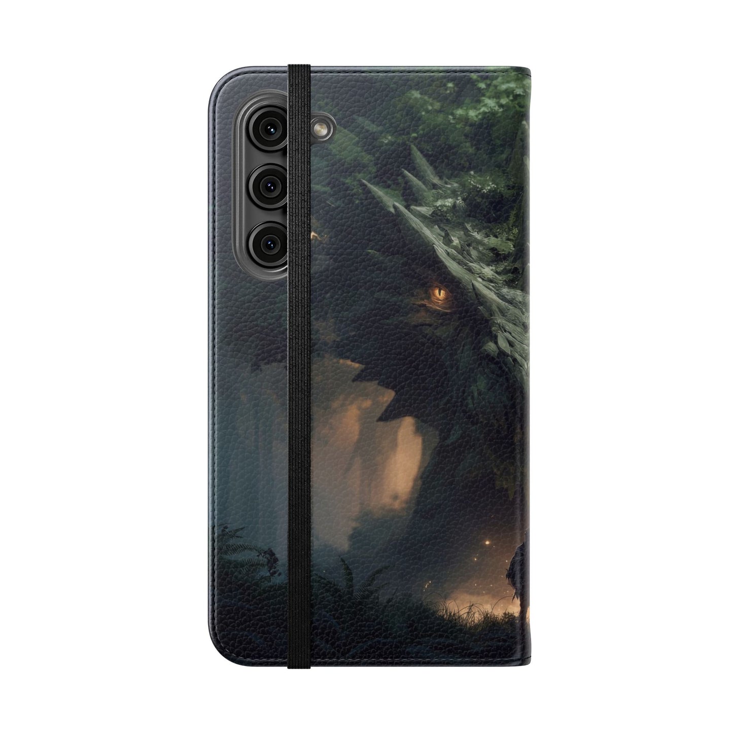 Guardian Beast Flip Cases – Moss-Clad Titan Facing the Wanderer