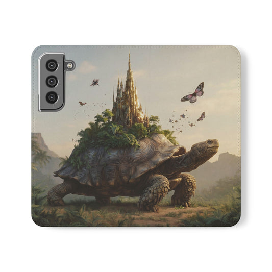 Castle Turtle Flip Cases – Golden Spire Jungle Guardian