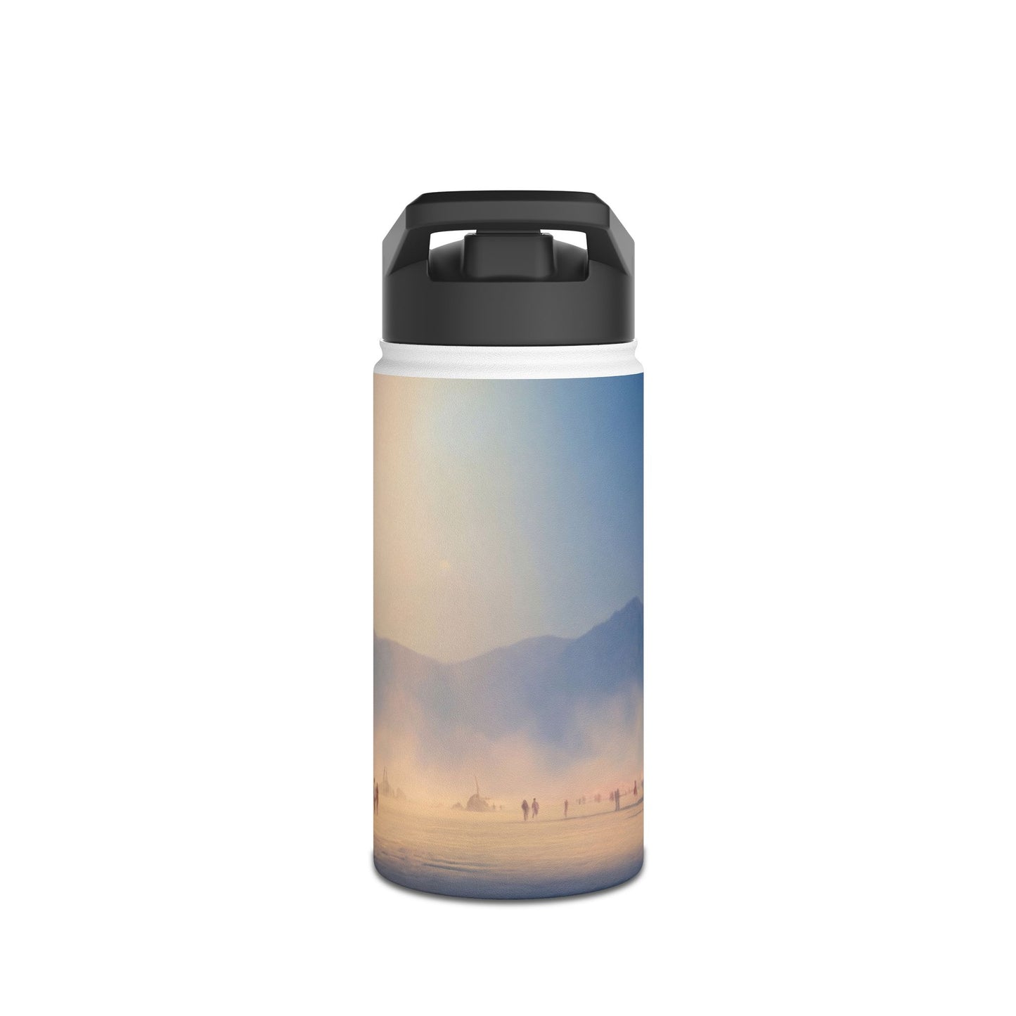 Desert Cathedral Water Bottle – Sunlit Sandstone Sanctuary