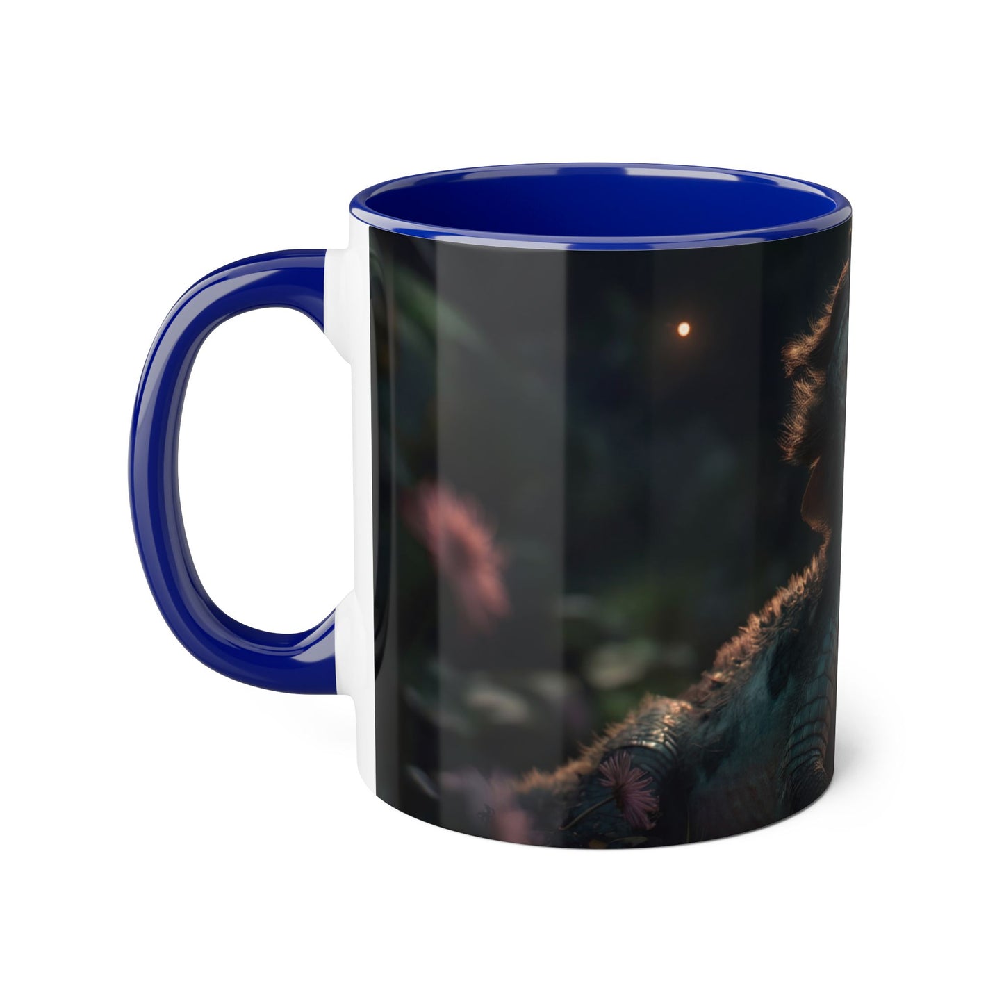 Butterfly Sentinel Accent Mugs, 11oz – Gentle Guardian in Twilight Glow