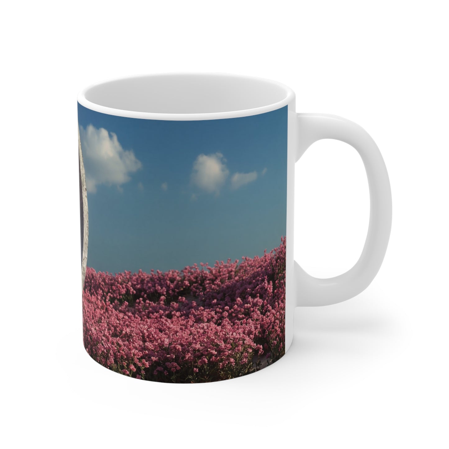 Stone Ring in Pink Bloom Ceramic Mugs (11oz\15oz\20oz) – Gateway to Quiet Wonder