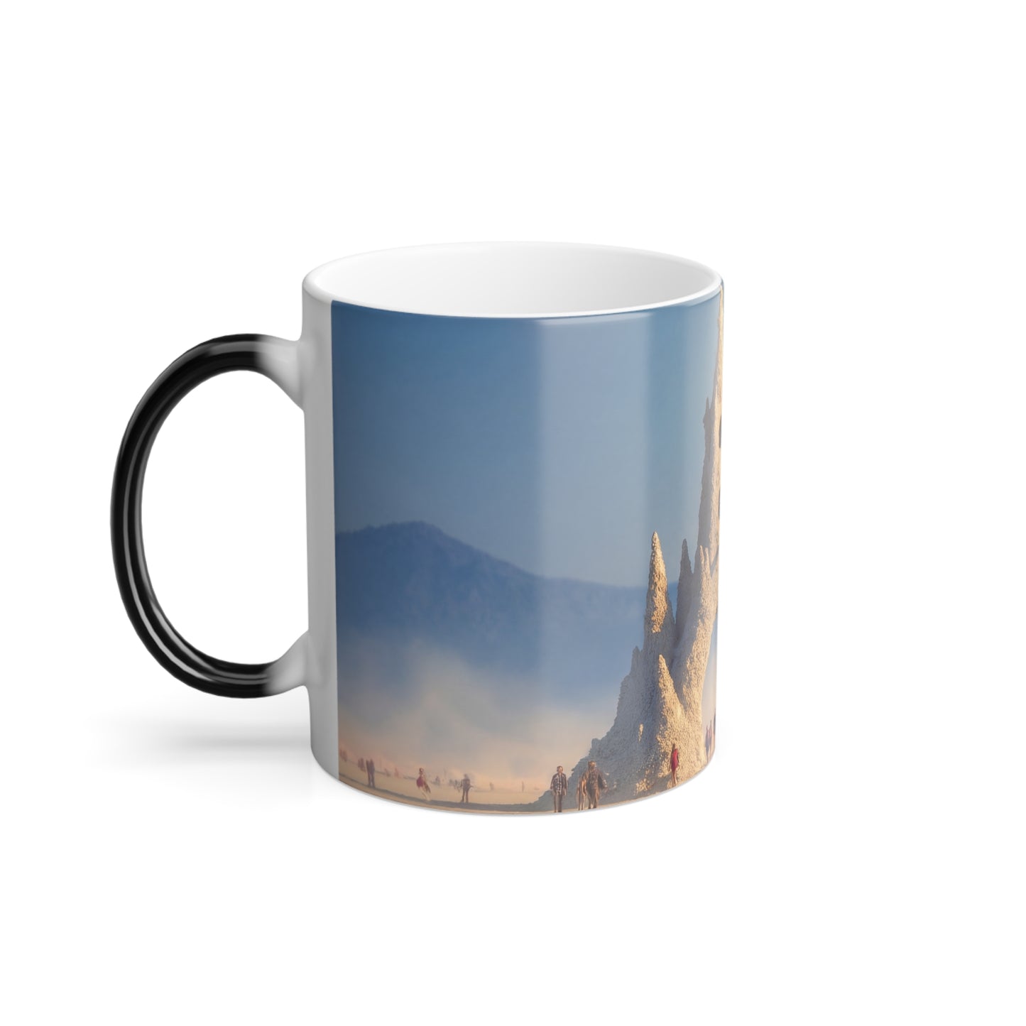 Dune Citadel Color Morphing Mug, 11oz – Golden Hour Archway Vista