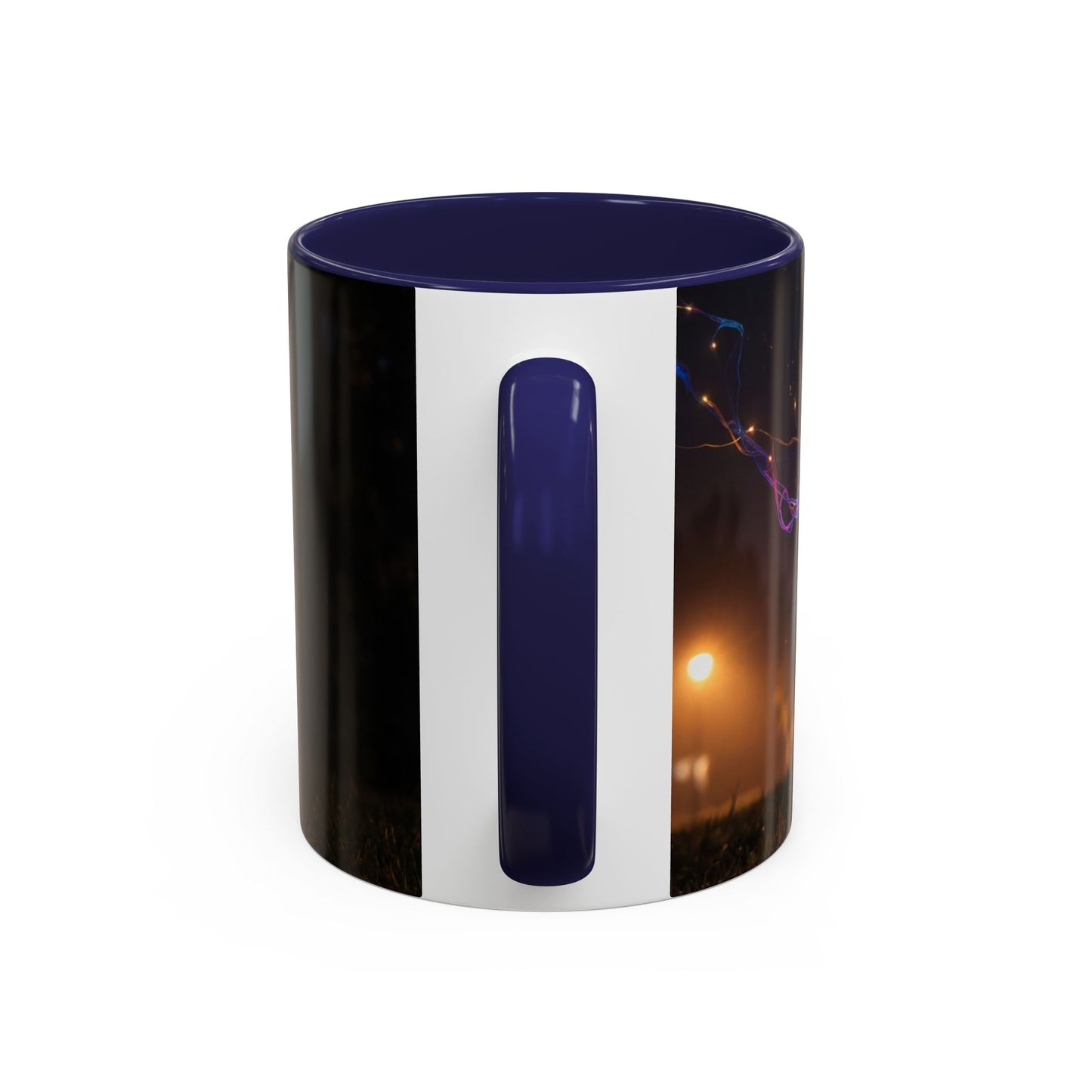 Chromatic Stag Accent Coffee Mug (11, 15oz) – Twilight Luminescence
