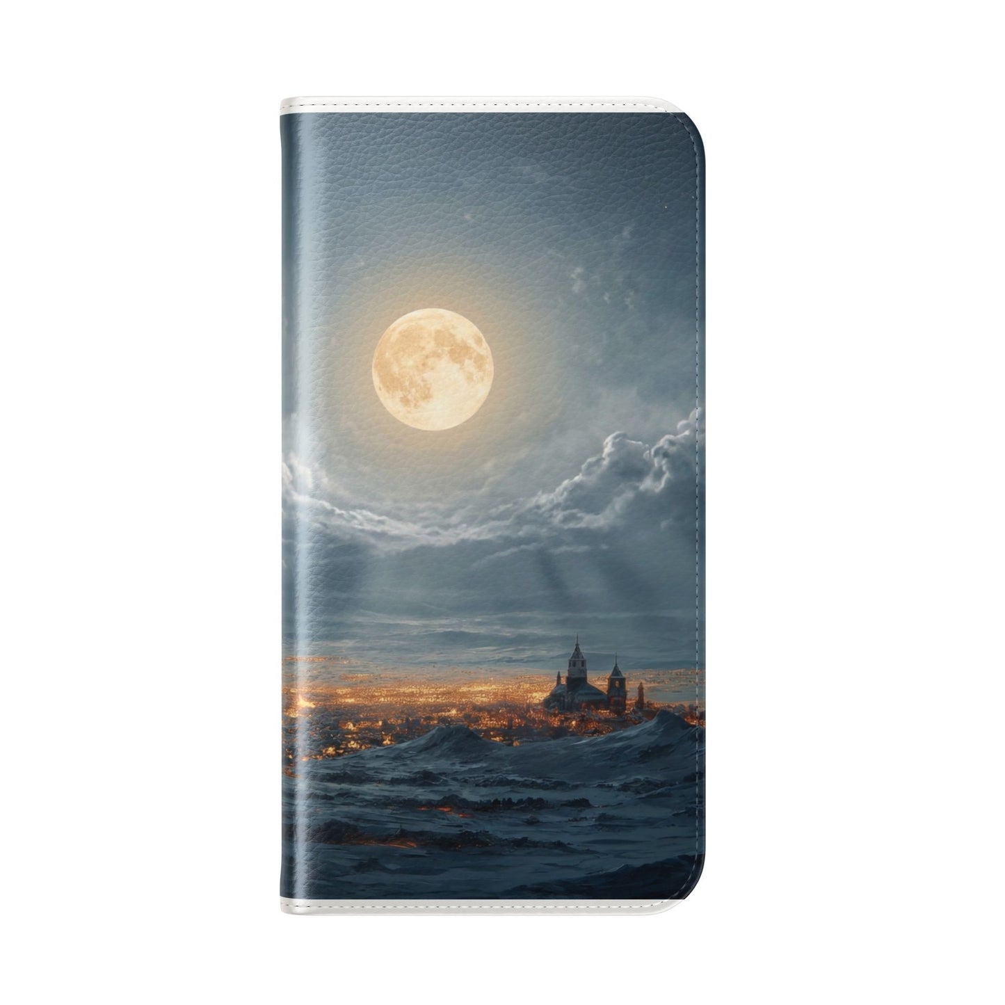 Moonlit Sleigh Flip Cases – Northern Lights Winter Journey