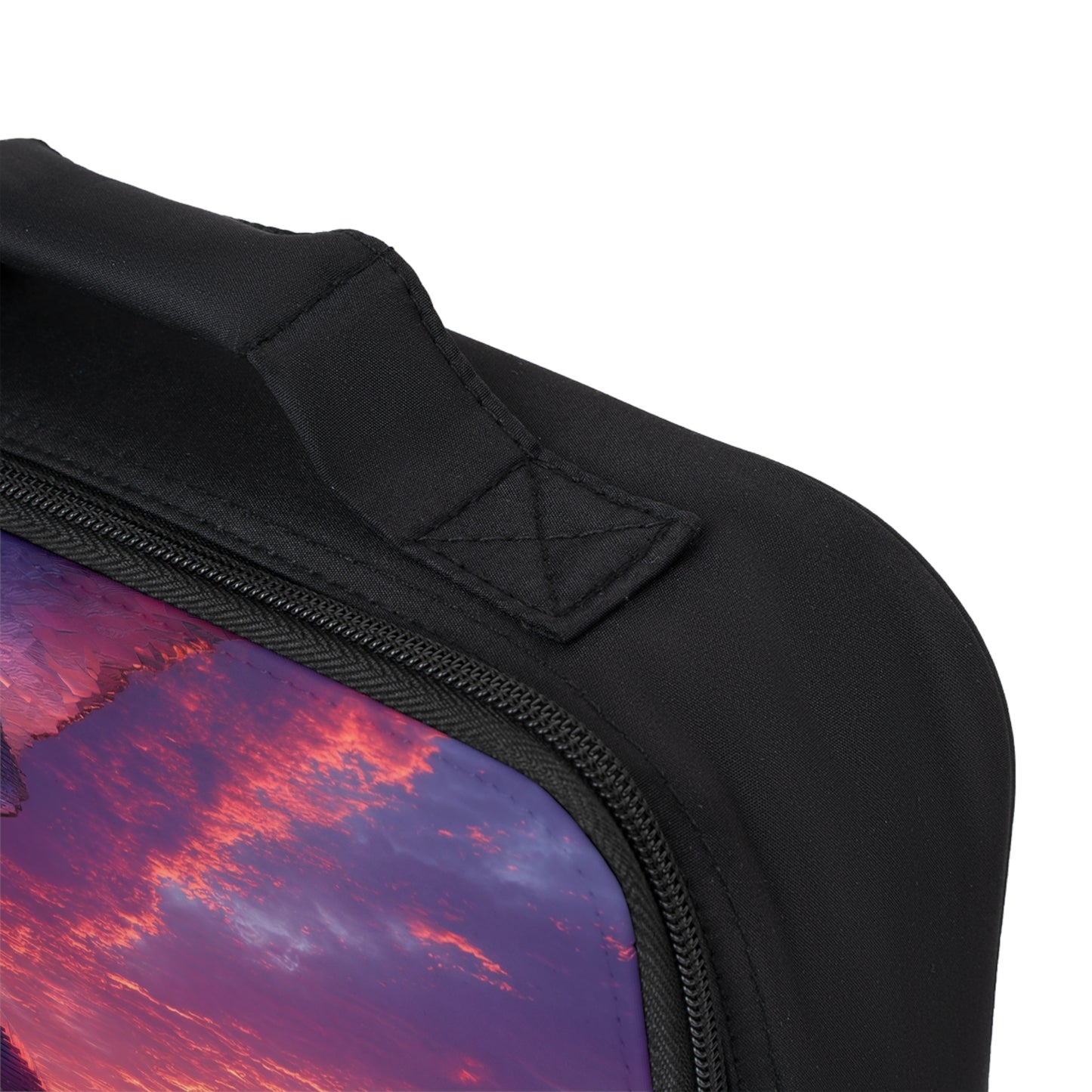Celestial Spiral Staircase Lunch Bag – Ascending Through Twilight Clouds