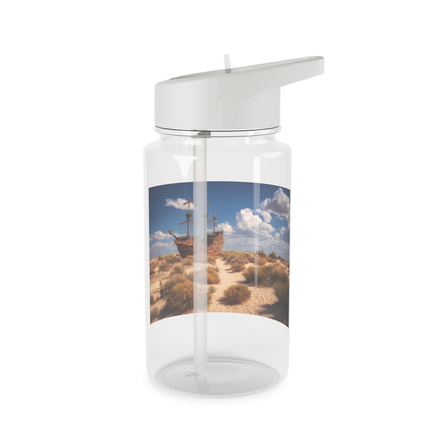 Desert Ship Tritan Water Bottle – Abandoned Galleon Sandscape
