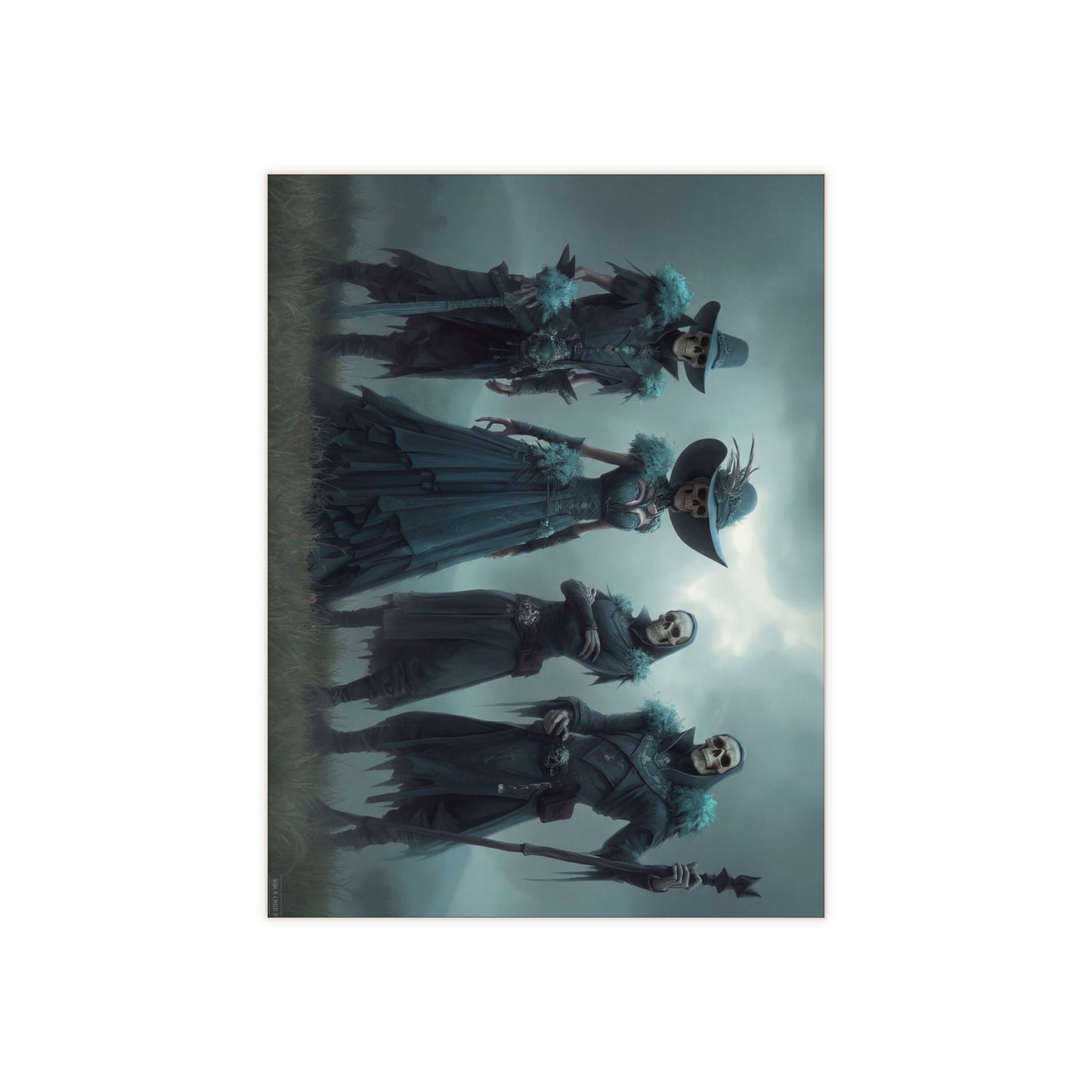 Four Reapers Ceramic Photo Tile – Misty Grove Guardians of the Veil
