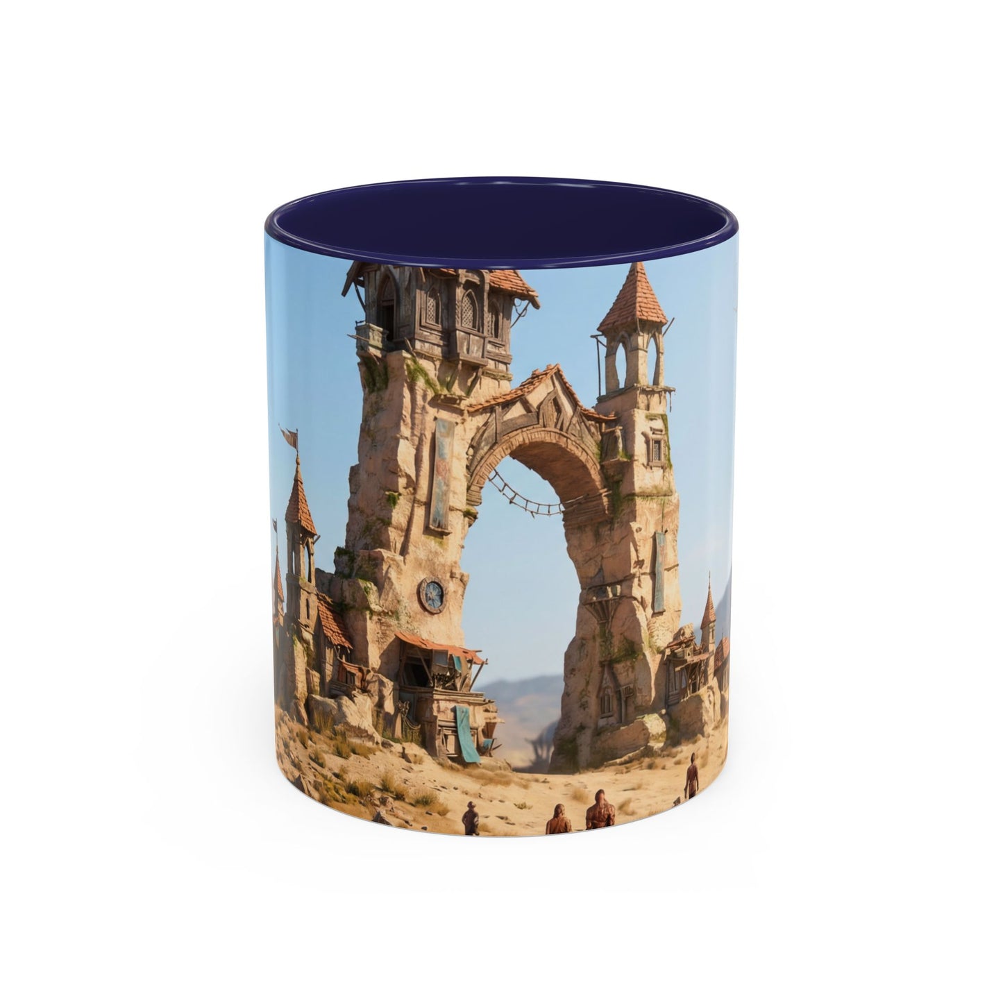 Desert Sentinel Archway Accent Coffee Mug (11, 15oz) – Sun-Scorched Cityscape