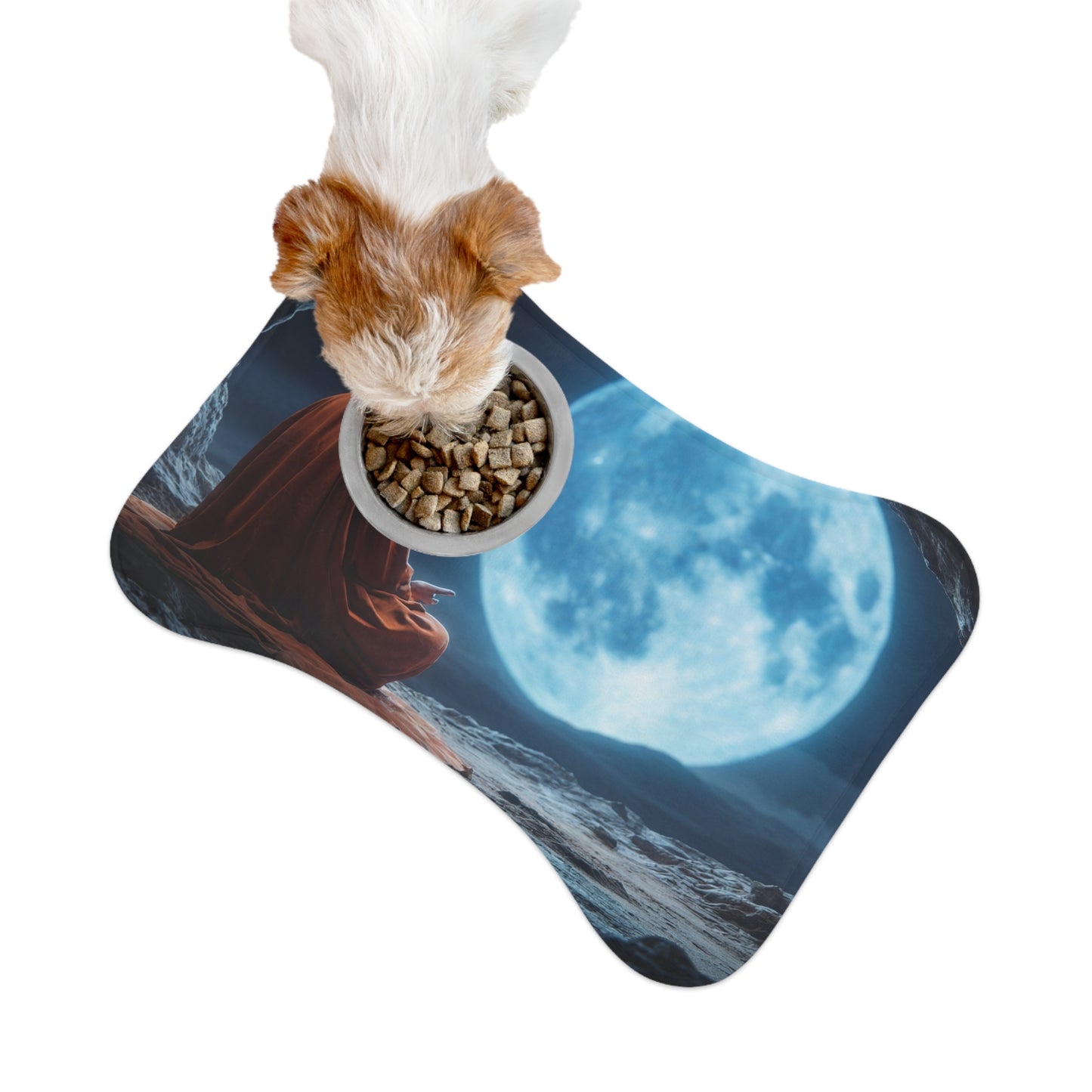 Moonlit Meditation Mat – Serene Cave Glow Design