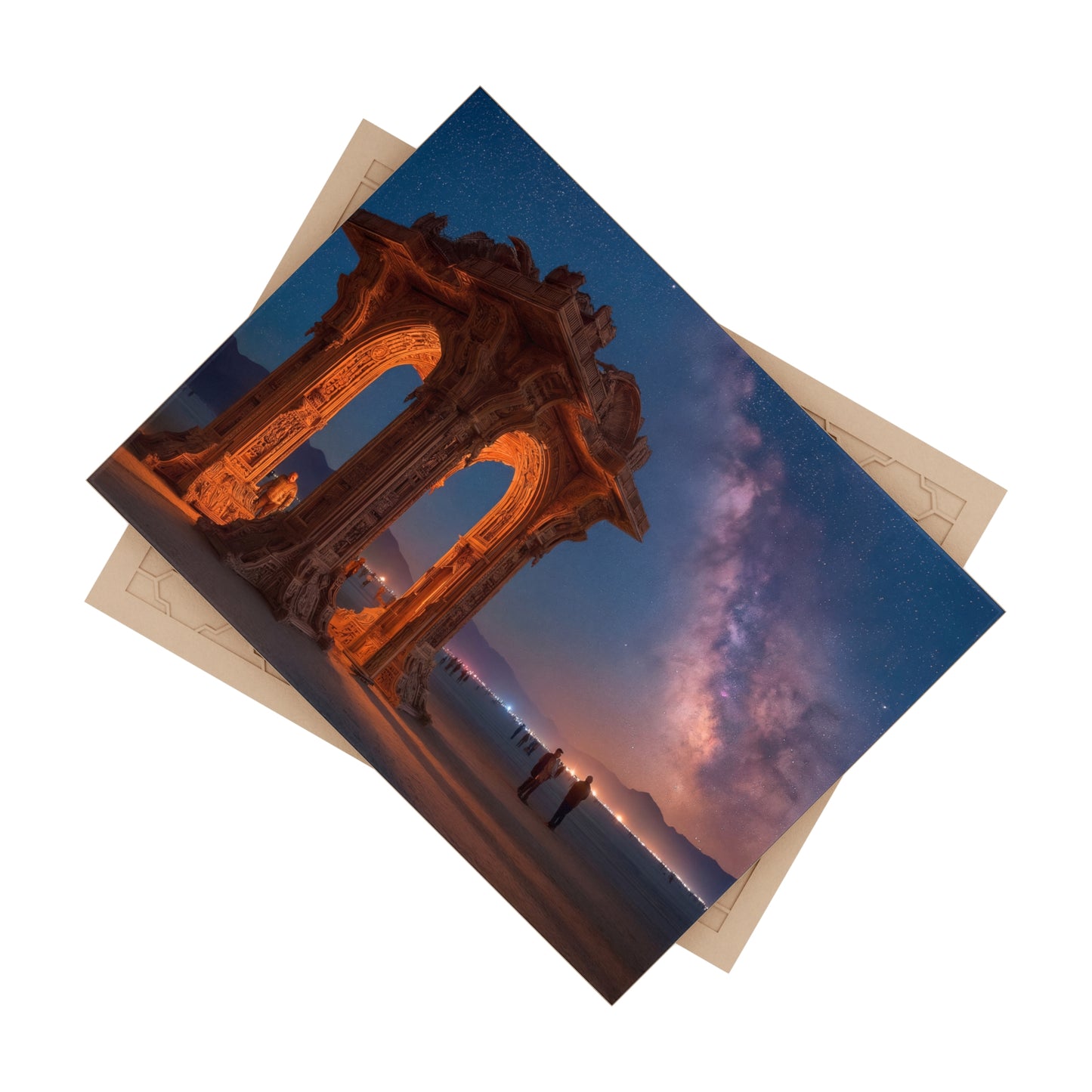 Celestial Archway Ceramic Photo Tile – Gateway to the Milky Way