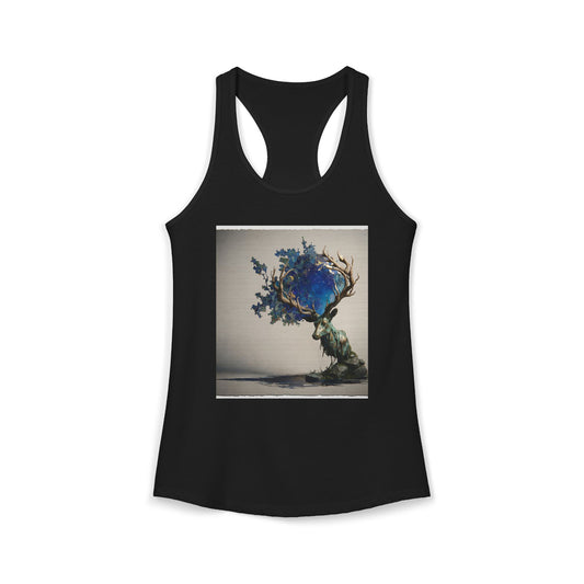 Mosaic Stag Tank – Starfield Antlers Racerback Top