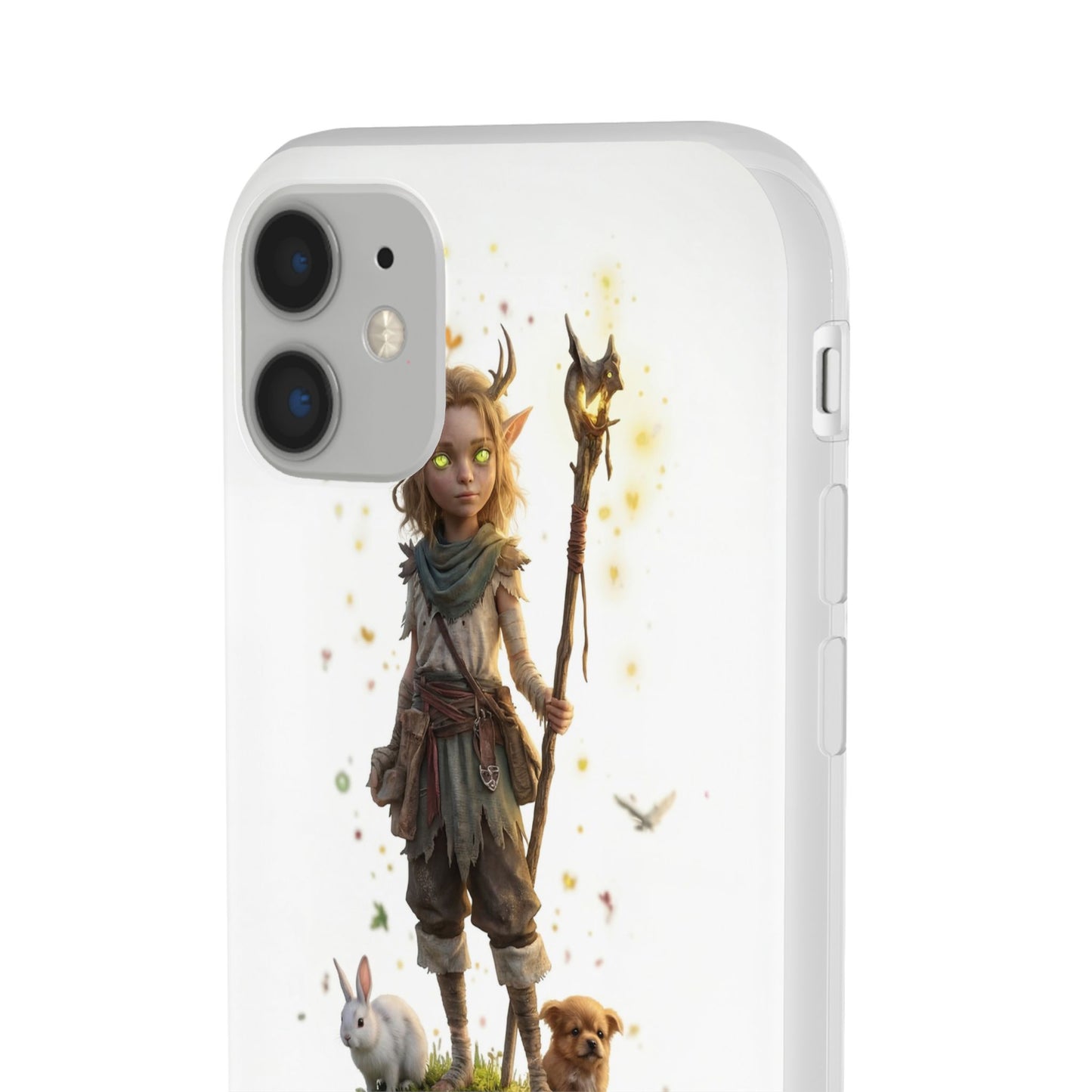 Forest Sentinel Flexi Cases – Luminescent Deerhorn Guardian
