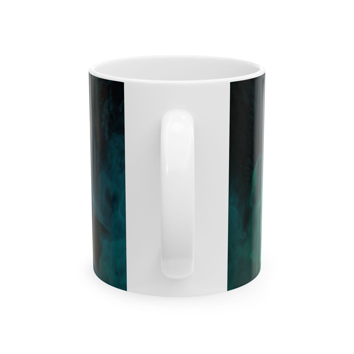 Goblin with Green Sword Ceramic Mug – Midnight Alley Magic