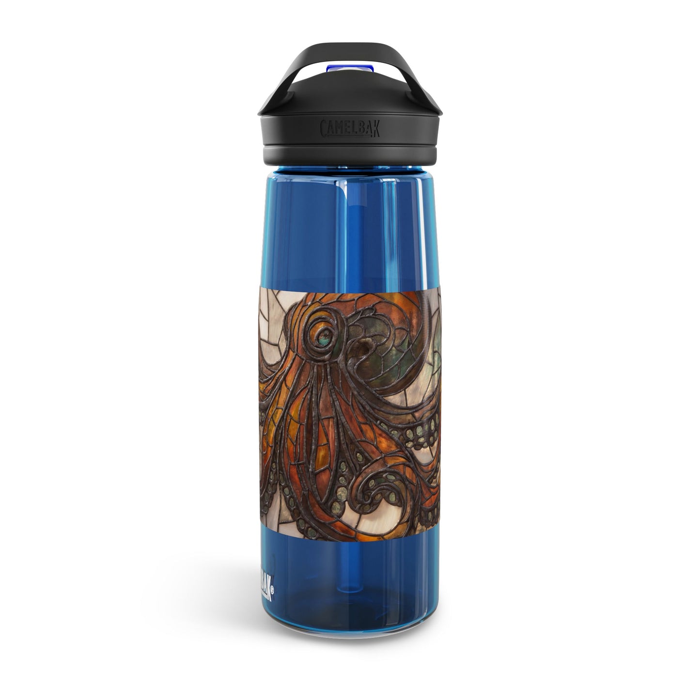 Stained Glass Octopus CamelBak Eddy® Water Bottle, 20oz\25oz – Amber Depths & Iron Lace