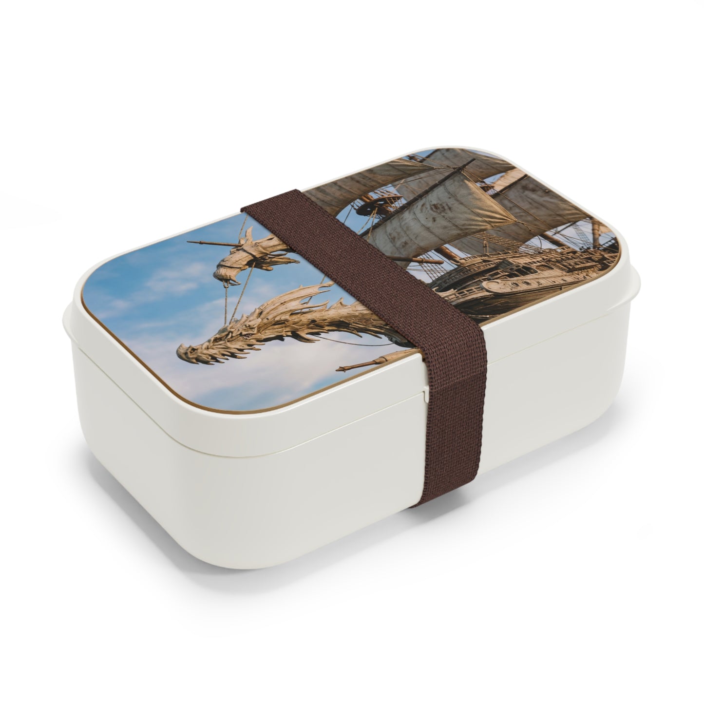 Dragonhead Galleon Bento Lunch Box – Sunlit Seascape Adventure