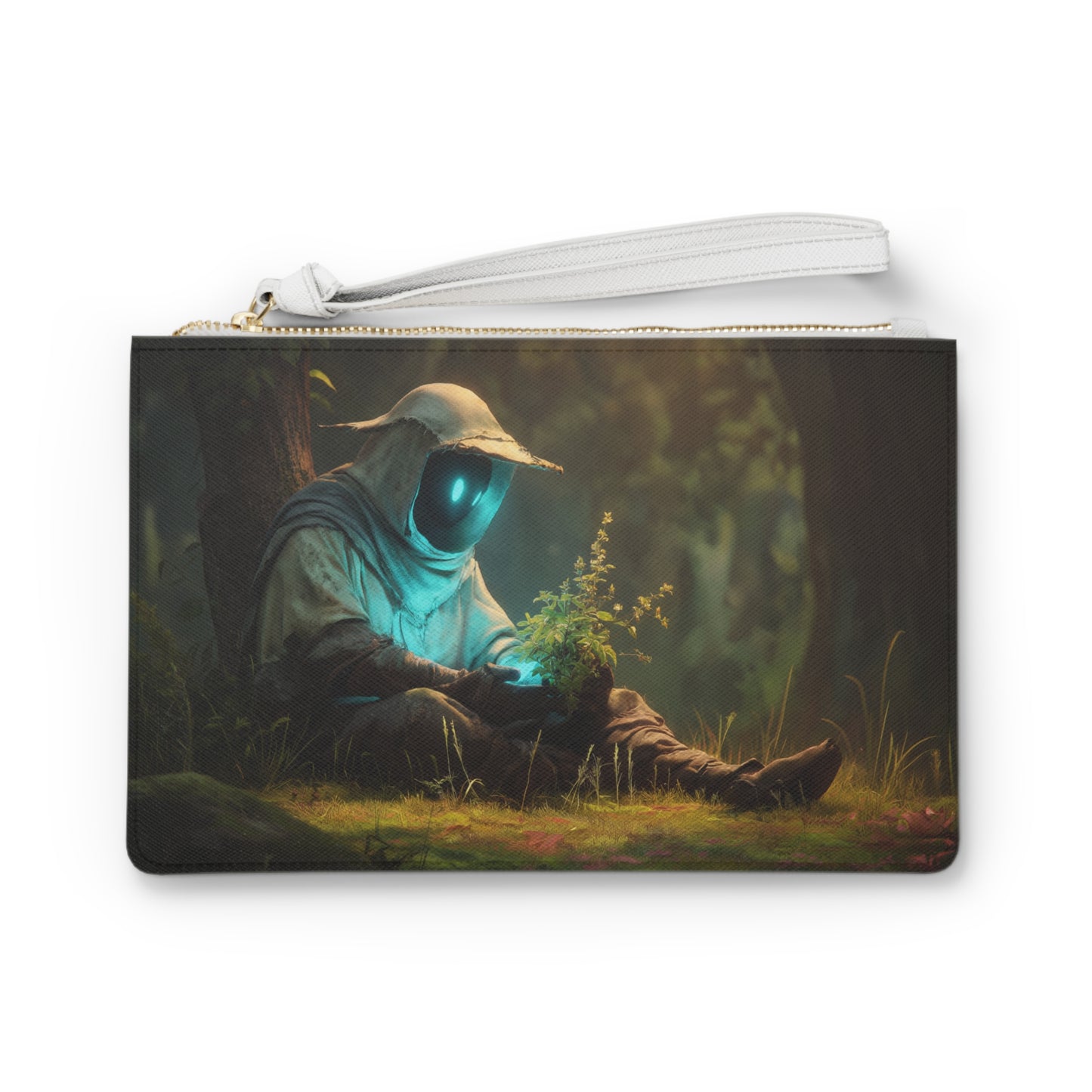 Forest Sentinel Clutch Bag – Ethereal Glow in the Ancient Woods