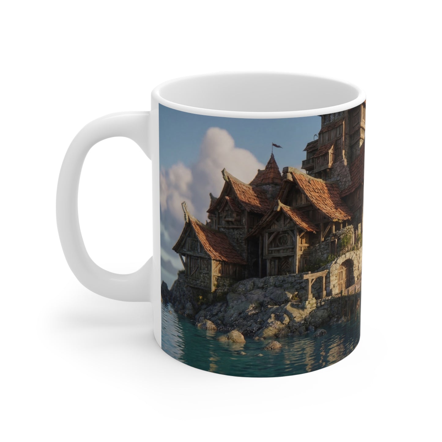 Harbor Haven Ceramic Mugs (11oz\15oz\20oz) – Sunset Village Serenity