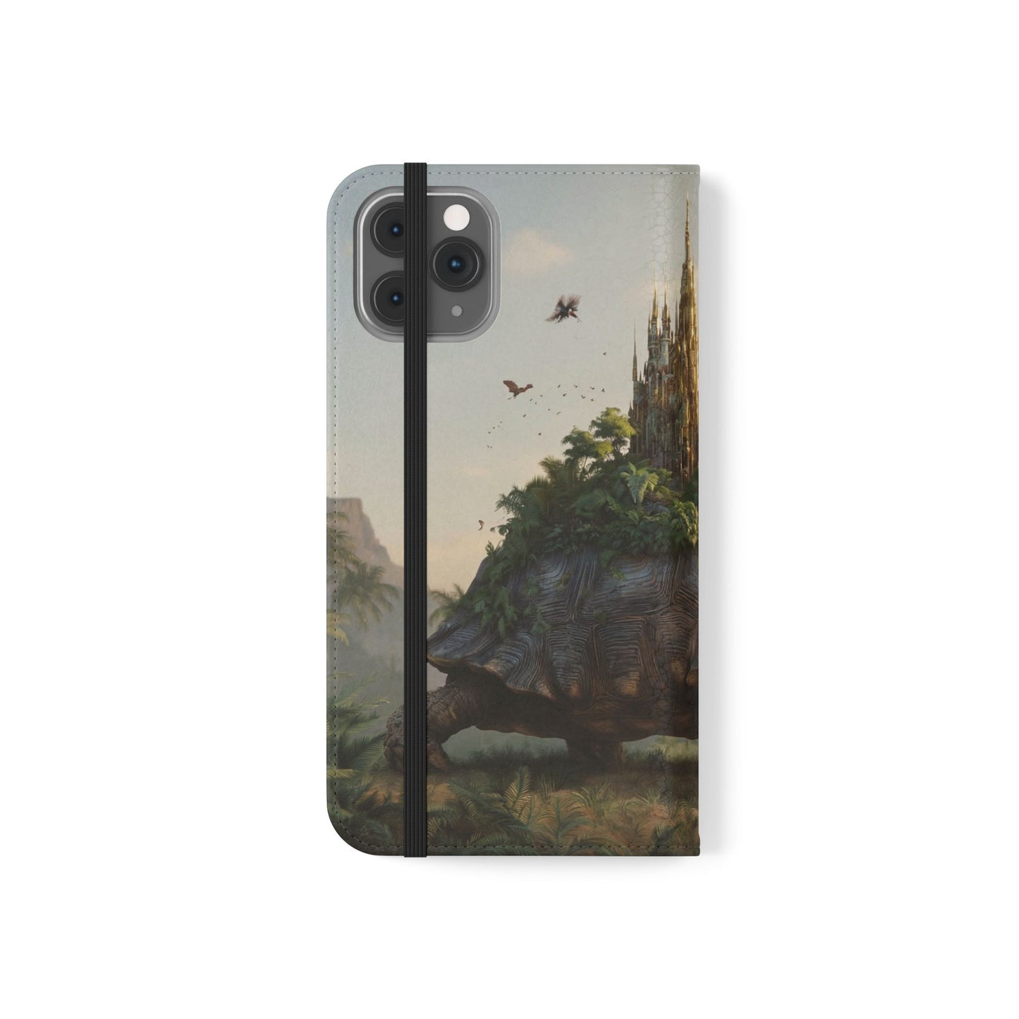 Castle Turtle Flip Cases – Golden Spire Jungle Guardian