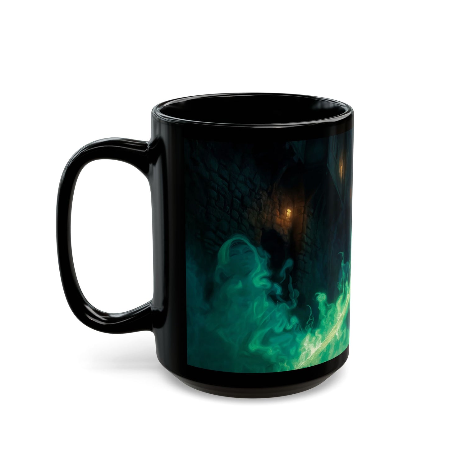 Green-Eyed Sword Apprentice Mug – Twilight Alley Magic