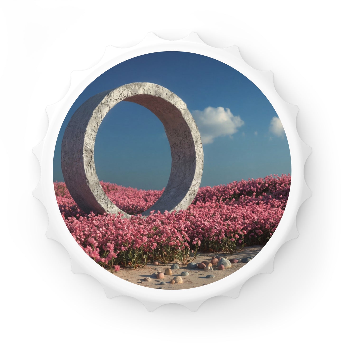 Celestial Ring Bottle Opener – Pink Bloom Sanctuary