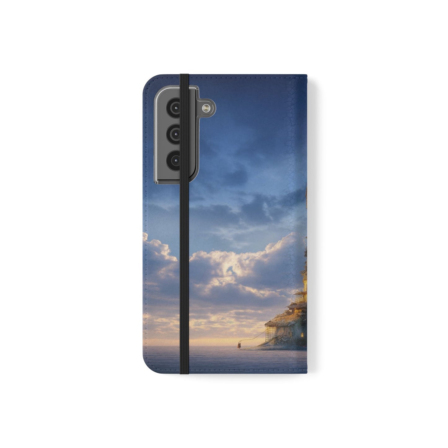 Twilight Sentinel Flip Cases – Lighthouse on a Storm-Tossed Sea
