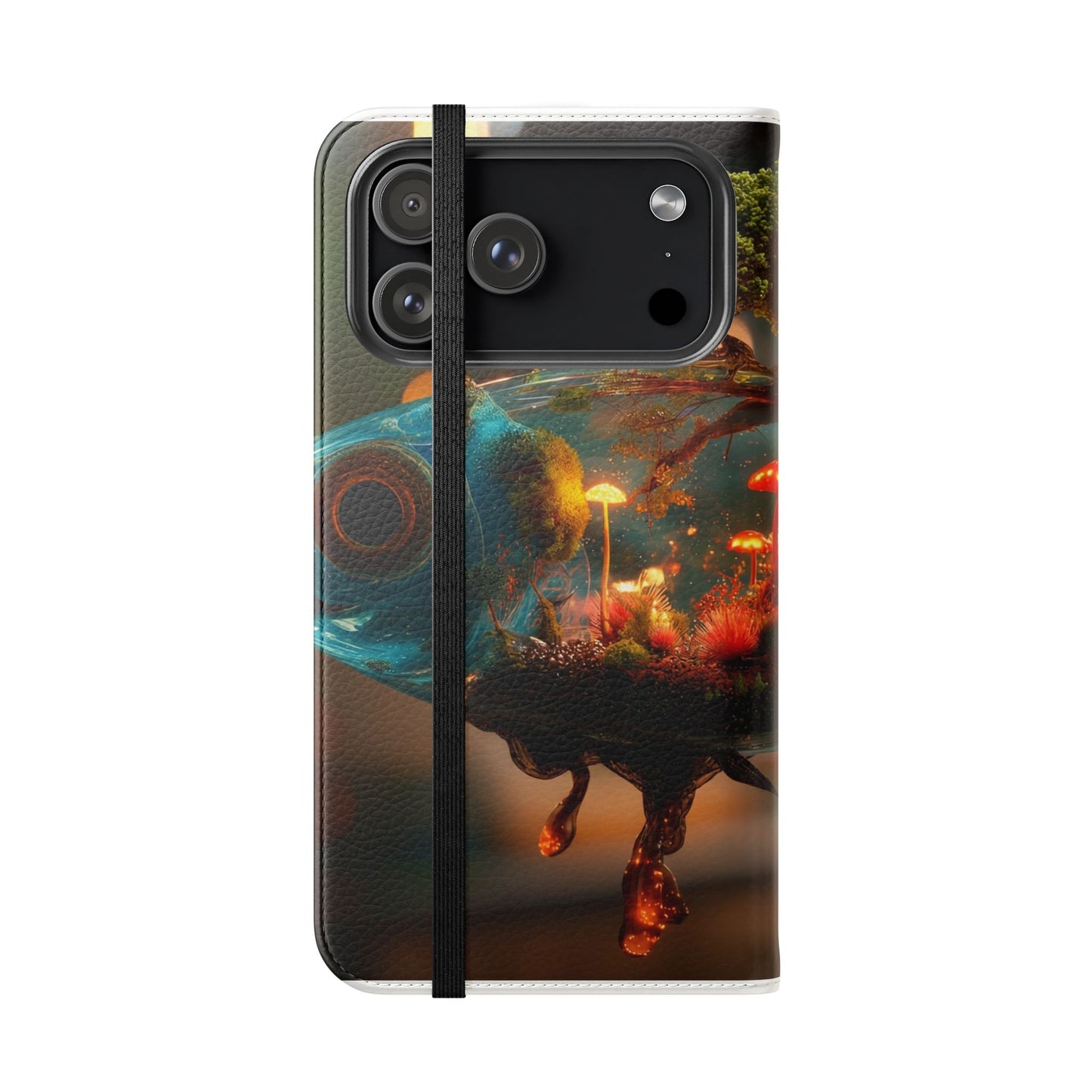Forest Fish Flip Case – Liquid Glowwood Dreamscape