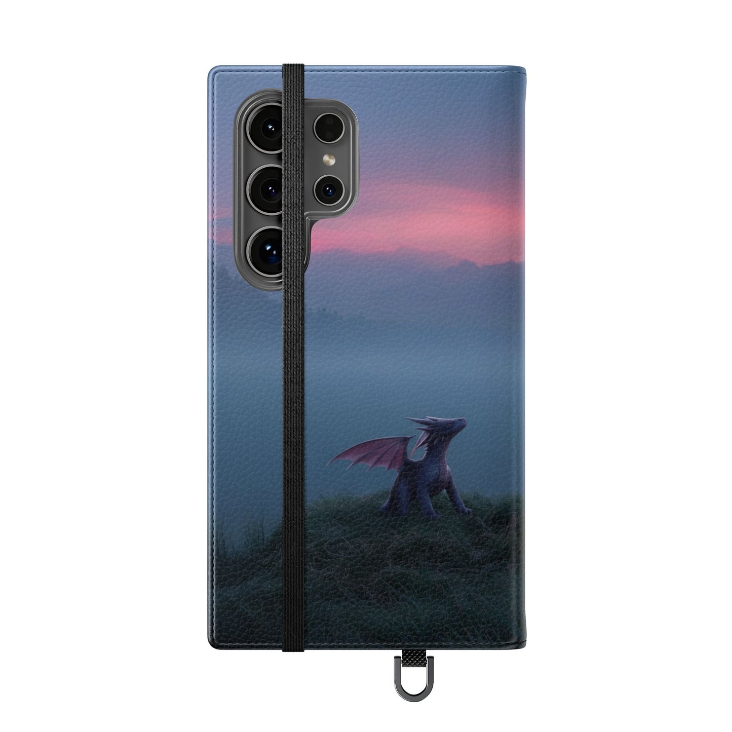 Silent Guardian Flip Cases – Misty Dawn Warrior and Dragon Companion