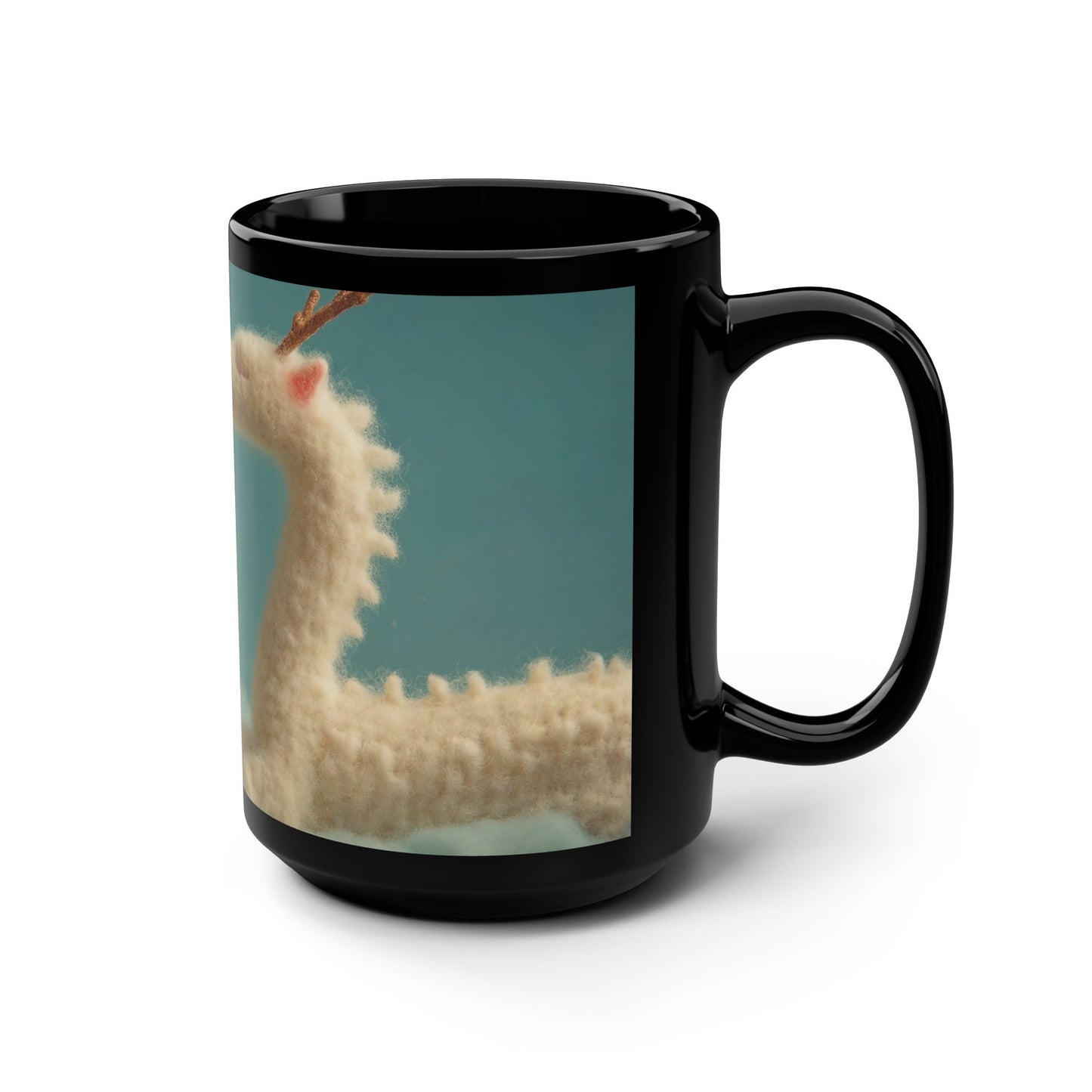 Wool Dragon and Child Mug – Soft Knitted Cloudside Companions