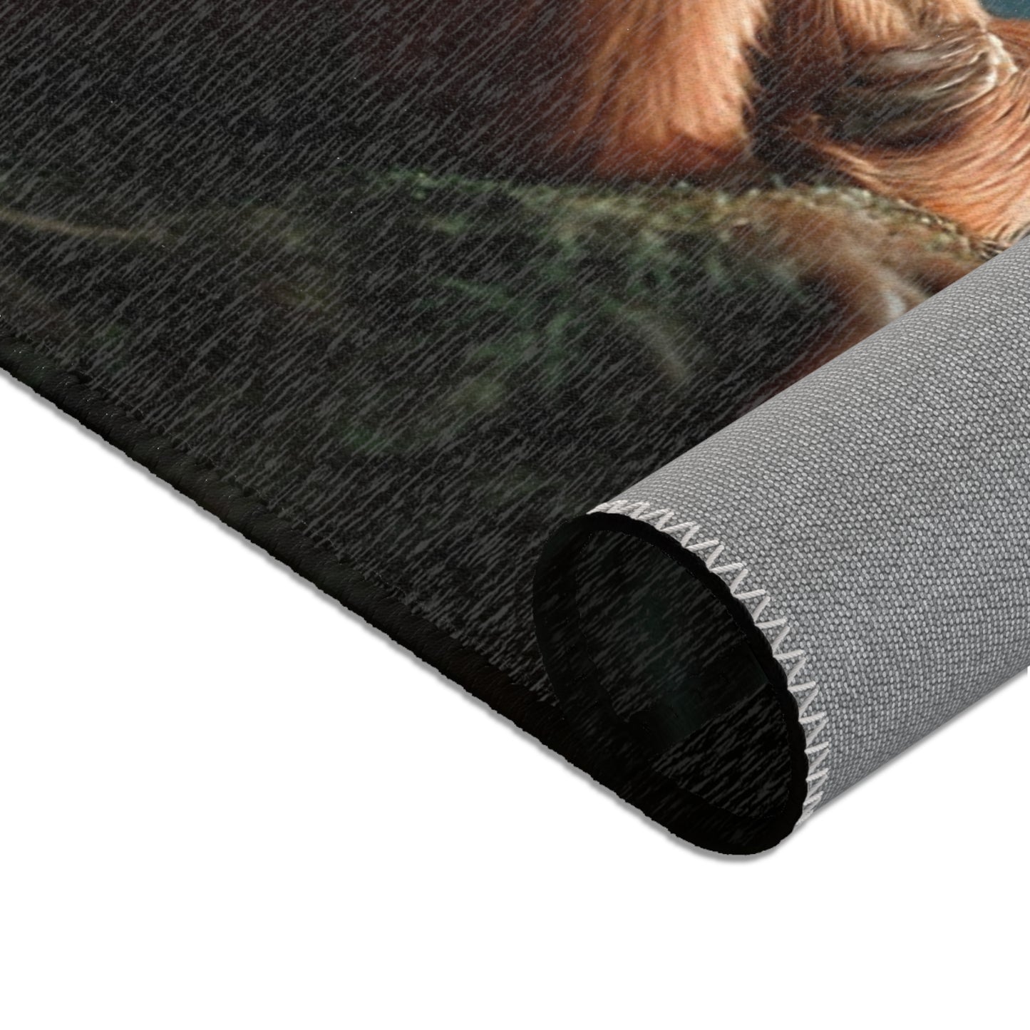Winged Monkey Guardian Rug – Twilight Forest Sentinel