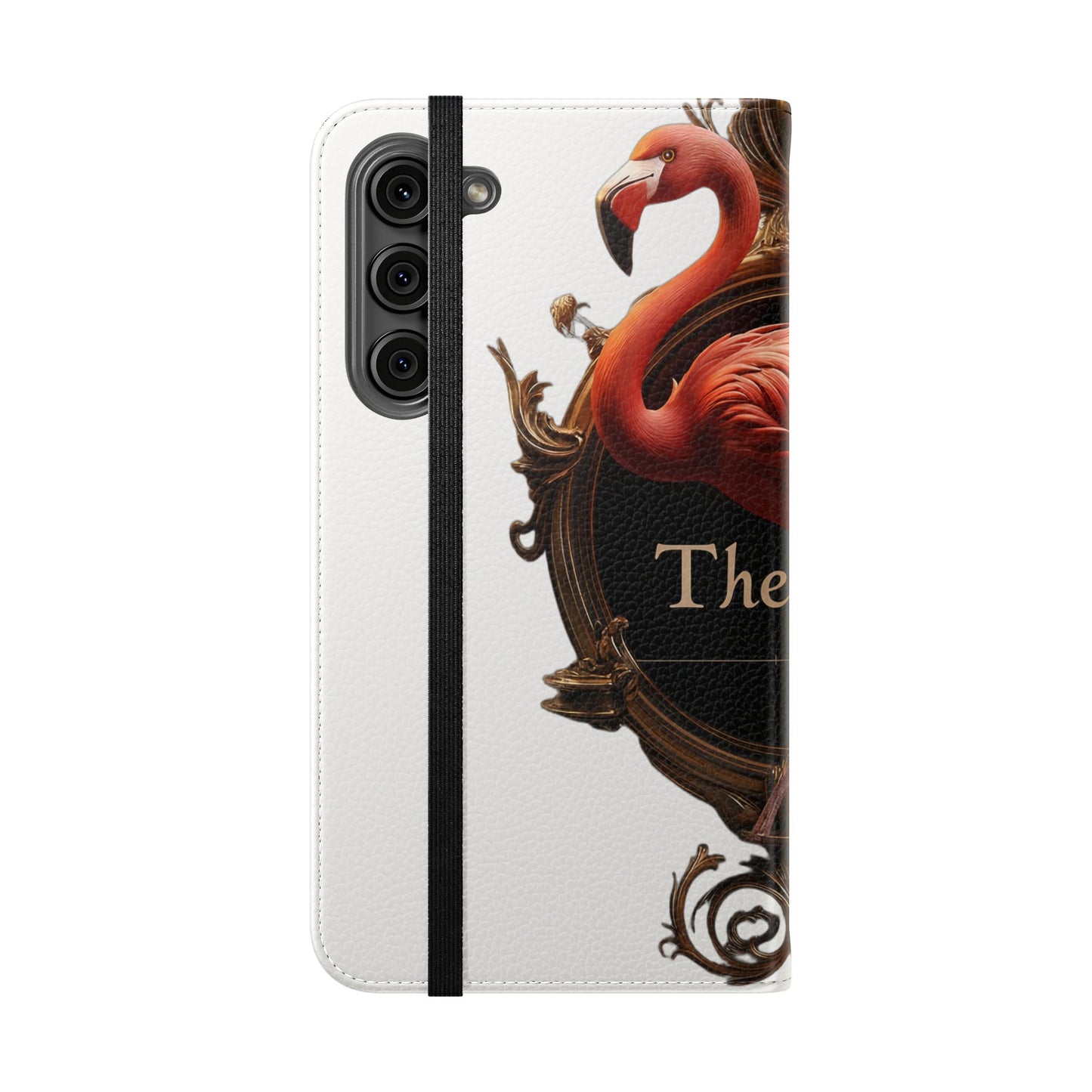 The Ritz Flamingo Flip Cases – Gilded Ornate Frame Art Design