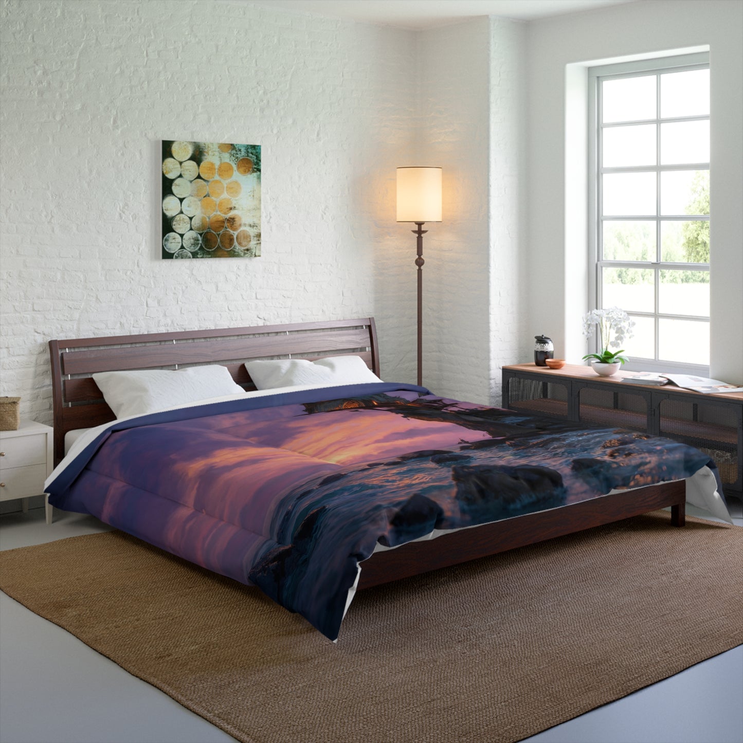 Seafarer’s Lighthouse Comforter – Twilight Isle Haven
