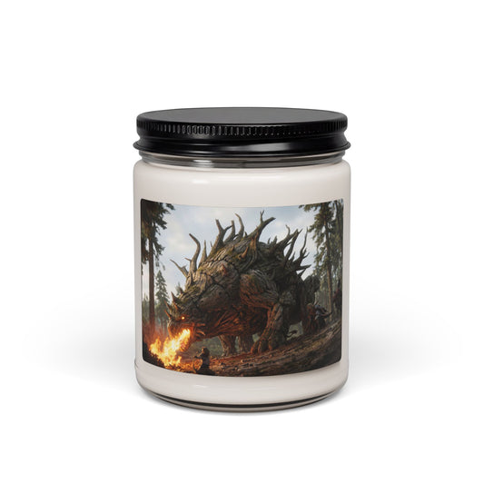 Ancient Wood Dragon Scented Soy Candle, 9oz – Emberlit Forest Ambush