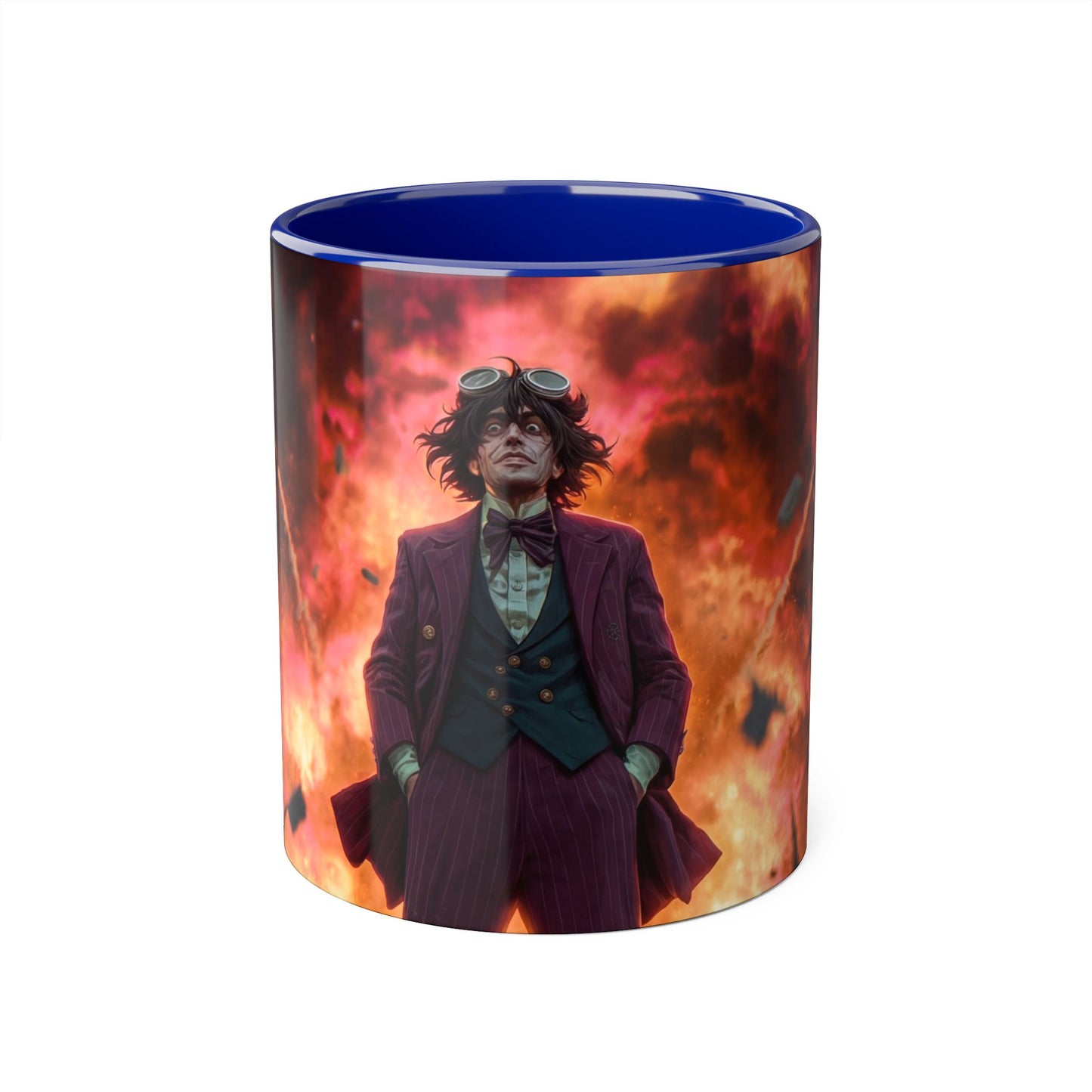 Mad Scientist Explosion Accent Mugs, 11oz – Wild Goggles and Fiery Chaos