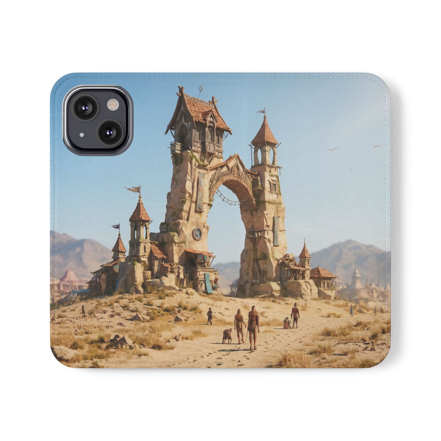 Desert Sentinel Gate Flip Cases – Weathered Archway Journey