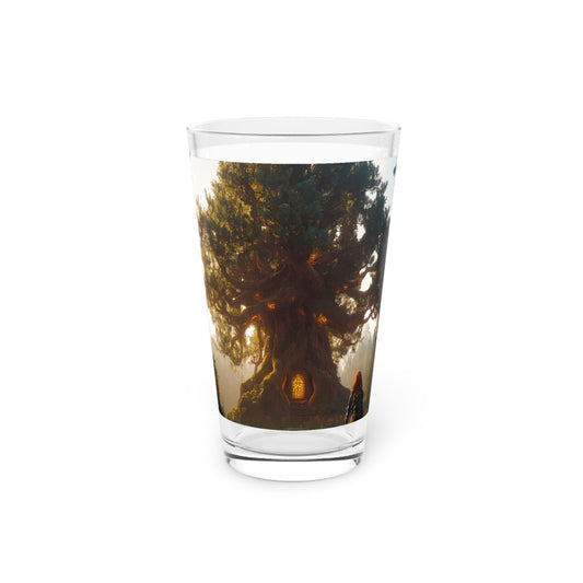 Ancient Treehouse Pint Glass, 16oz – Sunlit Grove Portal