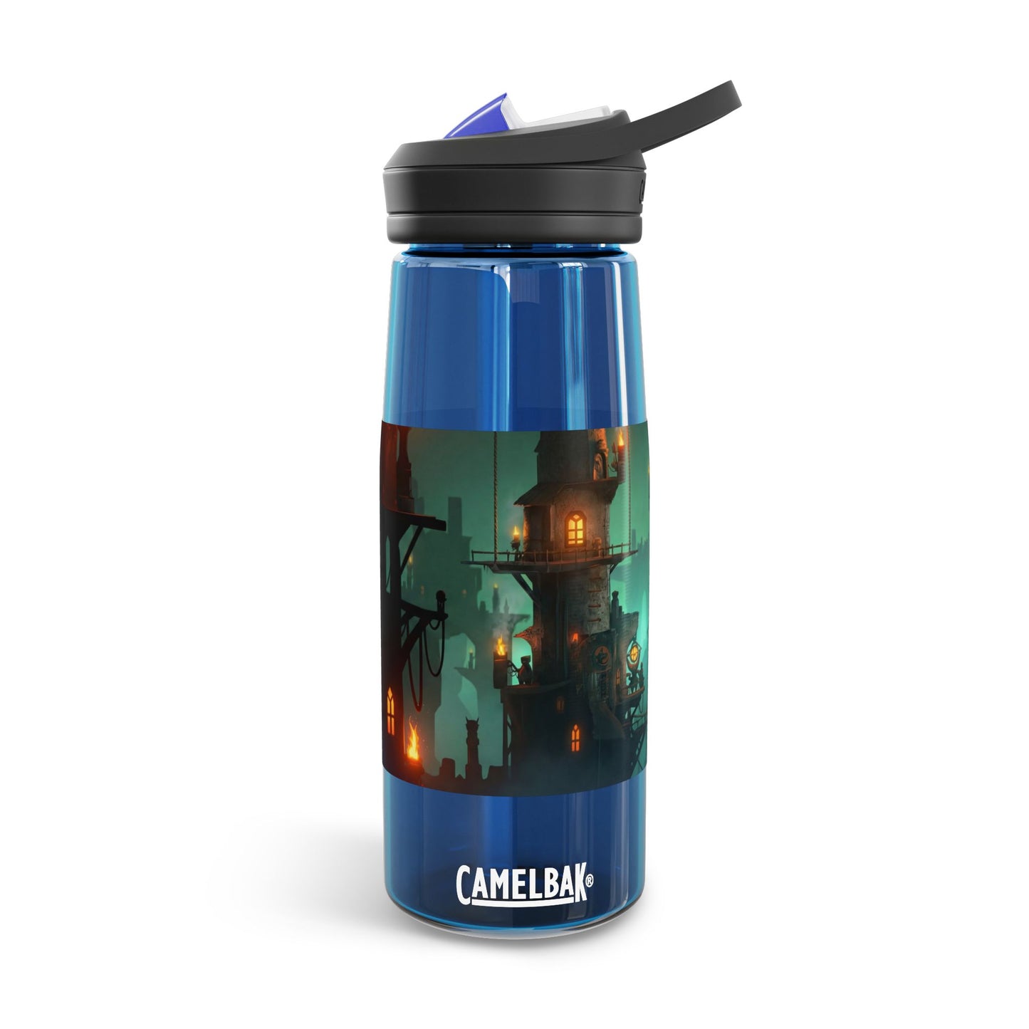 Floating City of Lanterns CamelBak Eddy® Water Bottle, 20oz\25oz – Glow in the Misty Night