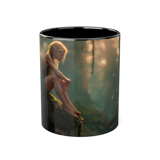 Forest Fairy Accent Mugs, 11oz – Mossy Bank Twilight Solitude
