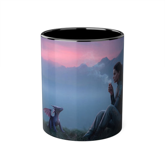 Guardian and Dragon Accent Mugs, 11oz – Twilight Vigil Companionship