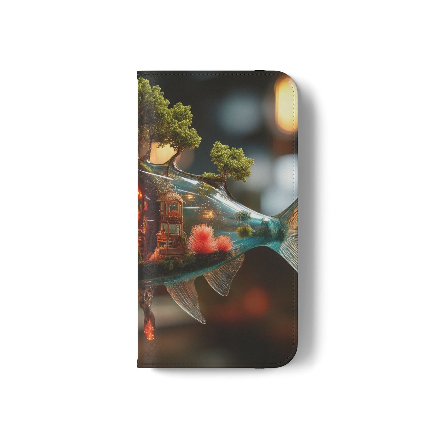 Forest Fish Flip Case – Liquid Glowwood Dreamscape