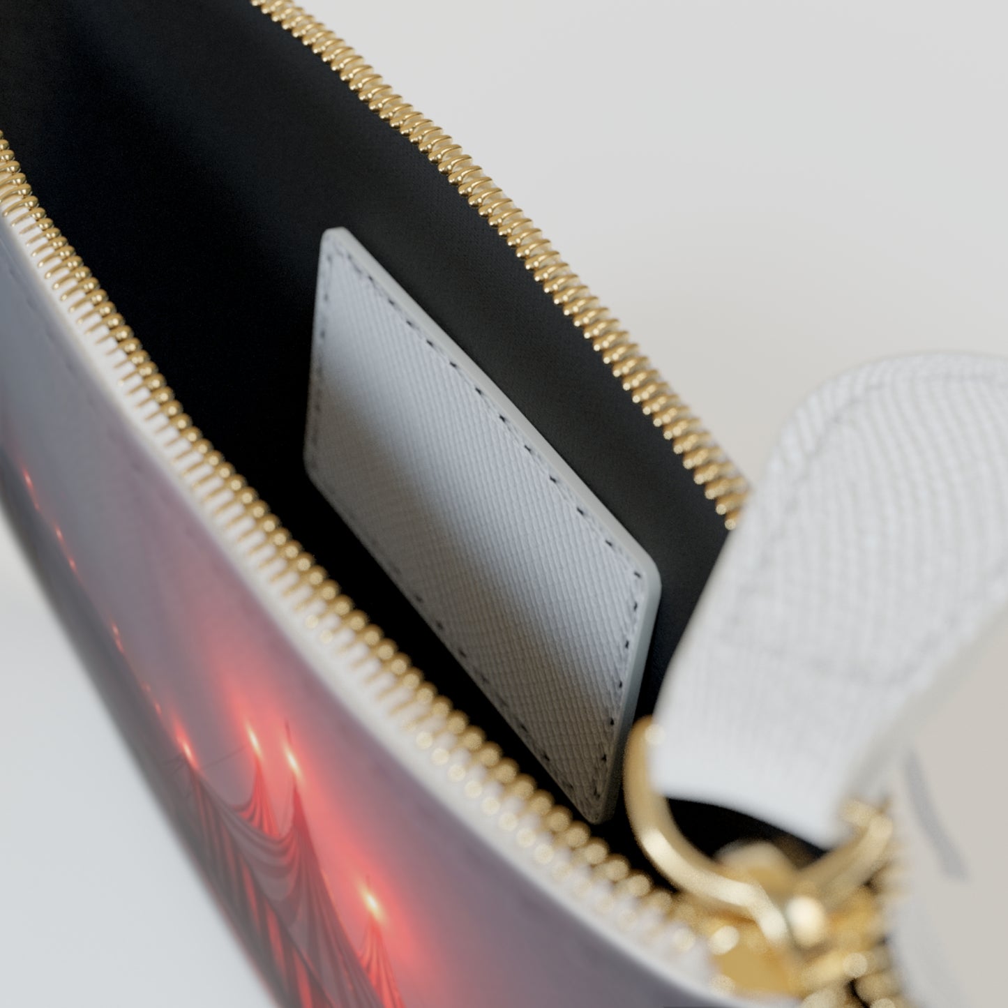 Crimson Carnival Tent Mini Clutch Bag – Midnight Mirage on the Shore